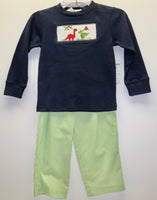 Navy Dinosaur Pant set