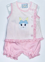 Pink Bunny Bloomer set